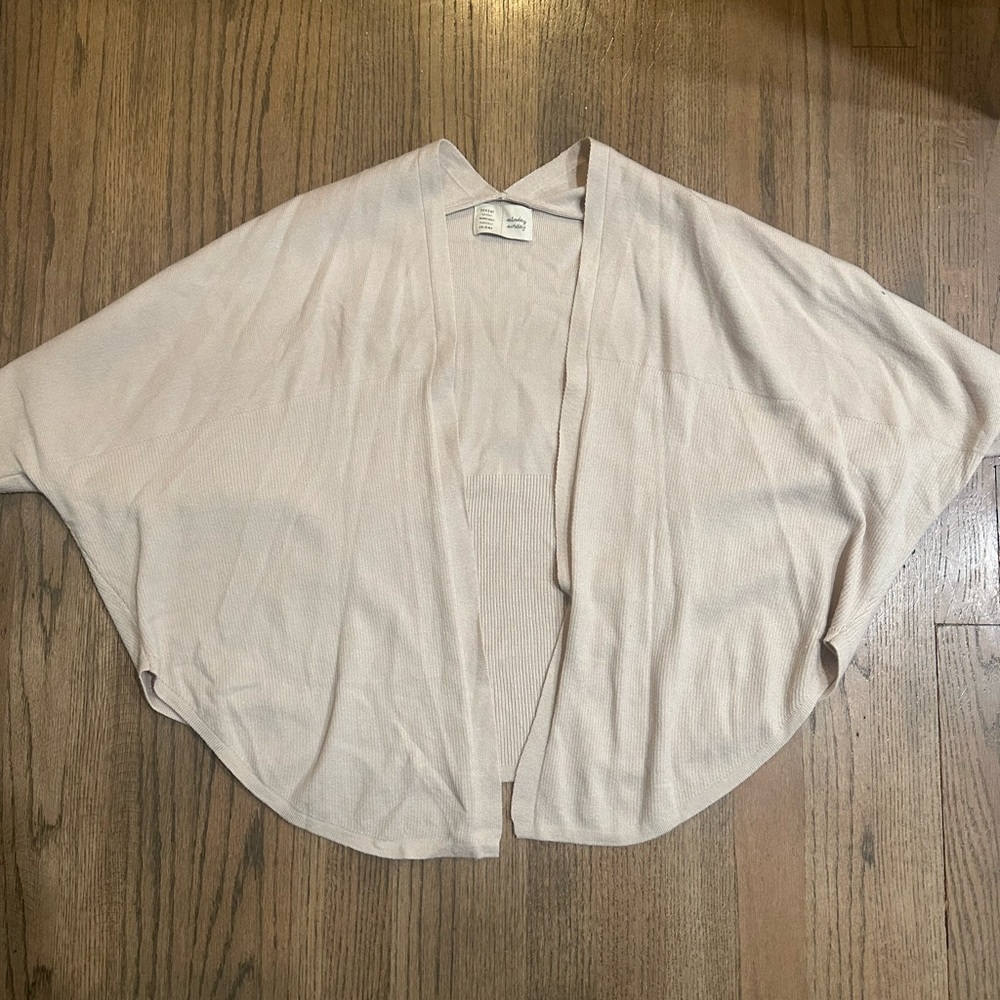 Anthropologie Saturday Sunday Crème/Tan Wrap Cardigan Sweater-All Sizes